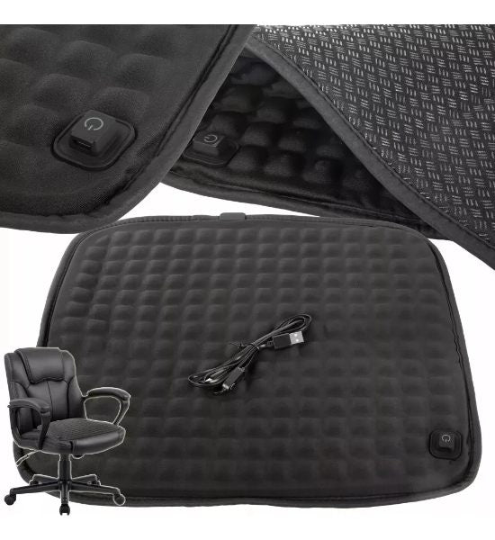 Cojin de asiento con calefacción¡Alivio inmediato para tu espalda con calor terapéutico!