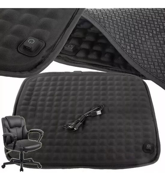 Cojin de asiento con calefacción¡Alivio inmediato para tu espalda con calor terapéutico!